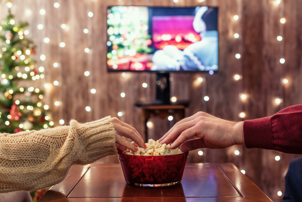 popcorn, karácsony és film