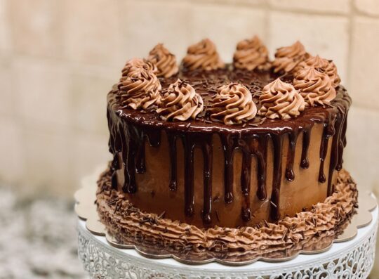 barna csokoládé torta