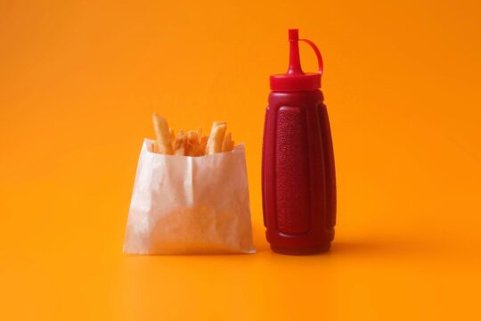 ketchup és sültkrumpli