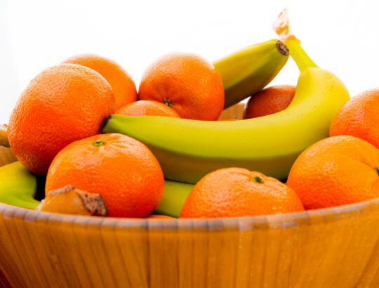 banán, mandarin, gyümölcs