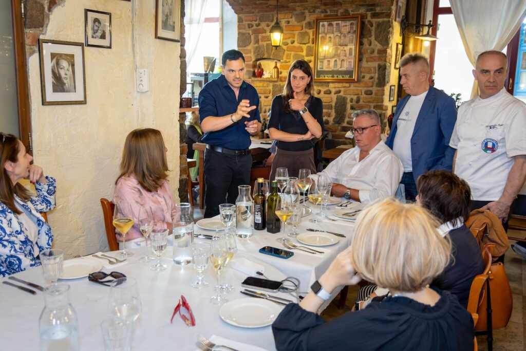 olasz borvacsora a Trattoria Toscanában