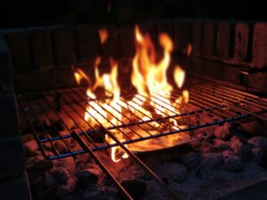 grill, tűz